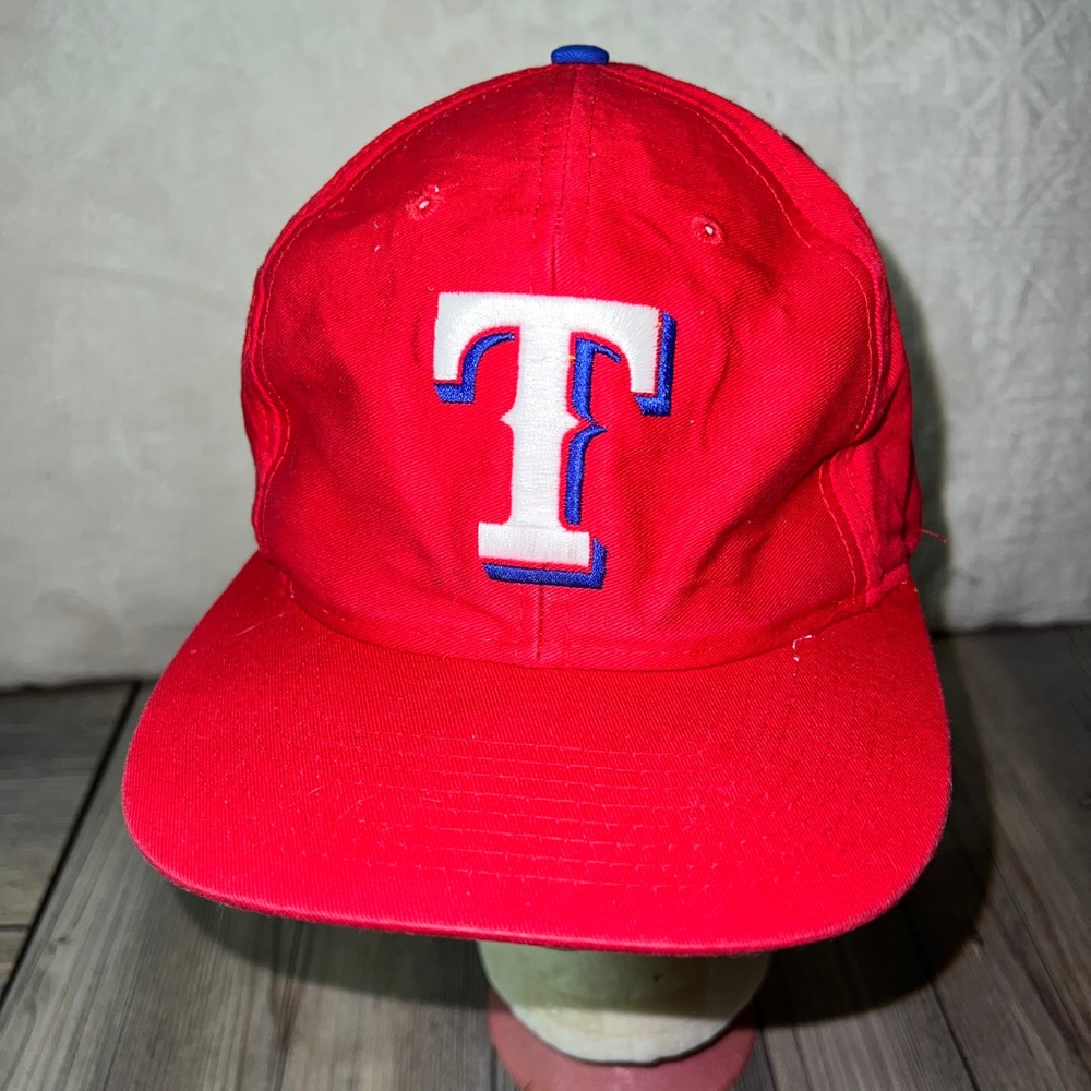 Texas Rangers Hat Mens Adjustable Red Snapback Baseball Cap Embroidered MLB SGA